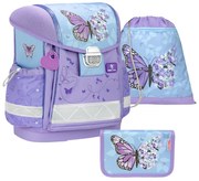 Školský set BELMIL Purple Blue Butterfly
