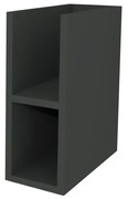 Mereo, Mereo Aira, kúpeľňová skrinka 20 cm, spodná, Multidecor, Šedá antracit, MER-CN797SSEAN