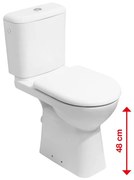 JIKA H8236160000001 - WC misa DEEP keramika/biela