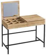 Kozmetický stolík Linda Black and Oak