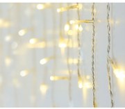 Vianočný svetelný dážď 180 LED, IP44, 6 m, teplá biela, 6 m