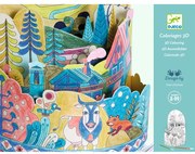 Djeco 3D omaľovánka Hory