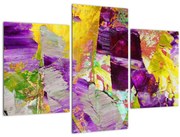 Obraz abstrakcie - maľba (90x60 cm)