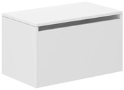 Drevený box na hračky, biely