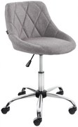 Pracovná stolička Lazio - látka - Sivá