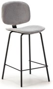 Svetlosivé barové stoličky v súprave 2 ks (výška sedadla 66 cm) Arus – Marckeric