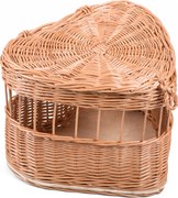 Svadobný kôš prútený na holubyš. 35 x hl. 30 x v. 35(cm)