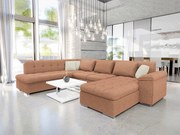 Rohová sedacia súprava Tony Bis Premium, Dostupné poťahy: Sicuro 35 + Sicuro 35 + Sempre 06, Strana: Pravá - U