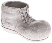 Betónový kvetináč Topánka, 16 x 8,5 x 8 cm