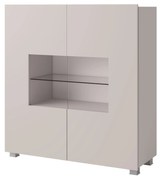 Vitrína Calabria K2D (cashmere). Akcia -18%. Vlastná spoľahlivá doprava až k Vám domov. 1121521