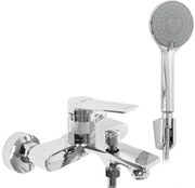 Rea Viral, vaňová batéria s ručnou sprchovou súpravou, chrómová, REA-B2021