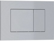 Mexen Tex 02, splachovacie tlačidlo, matný chróm, 6102-04