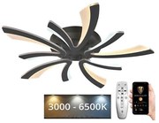 Brilagi - LED Stmievateľný prisadený luster TWIST LED/55W/230V 3000-6500K antracit + DO