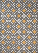 TA Koberec Z898A GRAY MAYA PP EYM Čierny Obdĺžnikový Rozmer: 130x190 cm