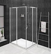 Gelco Gelco, SIGMA SIMPLY obdĺžniková sprchová zástena 900x800 mm, L/P varianta, rohový vstup, GS2190GS2180