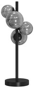 ONLI - Stolná lampa PALOMA 4xG9/10W/230V 48 cm čierna/dymová