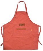 Oranžová kuchynská zástera - 78*70 cm