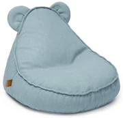 Outzy sedací vak s uškami, cloudberry-sky-blue