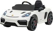 Elektrické autíčko Porsche Spyder RS 718 Lakier biele