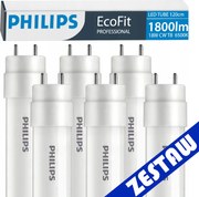 SADA 6x Philips LED trubice 120 cm 17,5W 1800 lm 6500 K 30 000 h EcoFit