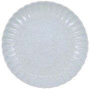 House Doctor Obedový tanier Scallop Light Blue Ø 26 cm