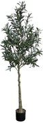 Dekorácia umelý stromček olivovník s olivami Olea Tree - 15*170 cm