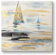 Maľovaný obraz na stenu LODE 80x80 cm | rôzne rozmery