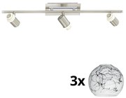 Eglo - LED Bodové svietidlo MY CHOICE 3xE14/40W/230V chróm/biela/čierna