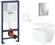 Závesný wc set do ľahkých stien / predstenová montáž GROHE Essence SIKOGRSESSA