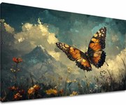Obraz Motýľa - Let nad oblakmi