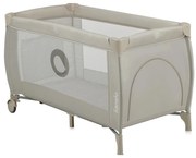 Lionelo - Cestovná postieľka STEFI PLUS Béžová Cappuccino