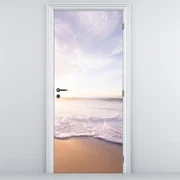 Fototapeta na dvere - Piesočná pláž (95x205cm)