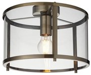 Endon 103112 - Stropné svietidlo HOPTON 1xE27/10W/230V matný chróm