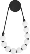 Toolight Toolight, LED nástenné svietidlo 8W, 4000K, APP1661-W, čierna-biela, OSW-03666