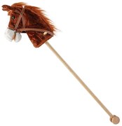 Hobby Horse so zvukom a kolieskami Bruno Baby Mix Brown