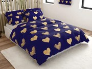 Obliečky z mikrovlákna GOLBINO tmavomodré Rozmer obliečky: 70 x 90 cm | 140 x 200 cm