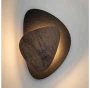 LED Nástenné svietidlo PEDRA LED/7W/230V čierna/hnedá