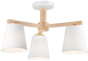 Lamkur Prisadený luster ELLIE 3xE27/60W/230V biela LA37769