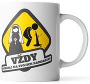 Sablio Hrnček Vždy pamätaj na svojich kamarátov - 200 ml - espresso