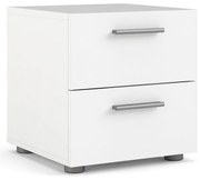 Biely nočný stolík Pepe - Tvilum