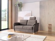XXXLutz TROJMIESTNA POHOVKA, textil, tmavohnedá Sit & More - Sedačky - 00014401971K