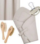 Detská súprava so zavinovačkou béžová