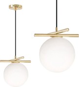 Toolight Toolight, závesné svietidlo 1xG9 APP1577-5C, zlatá lesklá, OSW-04901