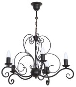 Luster na reťazi MAURO 5xE14/60W/230V