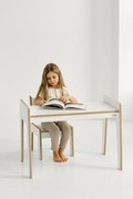 Montessori nábytková zostava pre väčšie deti - biela Šedá