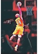 Ceduľa Kobe Bryant Art