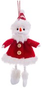 Textilná vianočná ozdoba 17 cm Snowman – Casa Selección