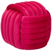 Ružový zamatový taburet Softy – Mauro Ferretti