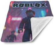 Sablio Deka pre bábätko ROBLOX Neónové mesto - 80x100 cm