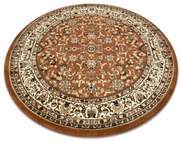 Koberec ROYAL ADR kruh vzor 1745 hnedý
